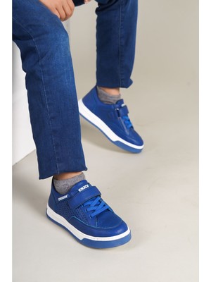 Marmara Qumasch 1017 - David-R Çocuk Ayakkabı Mavı