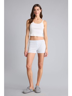 DeFacto Çizgili Şort Pijama Altı G4627AX26SM