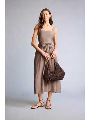 DeFacto Askılı Midi Elbise H6579AX26SP