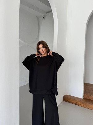 Fonna Fashion Bayan Takım ESF-1033-SİYAH