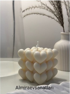 Kalplibuble Mum 1 Adet Beyaz