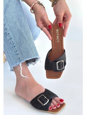 Erbilden Revin Siyah Cilt Terlik