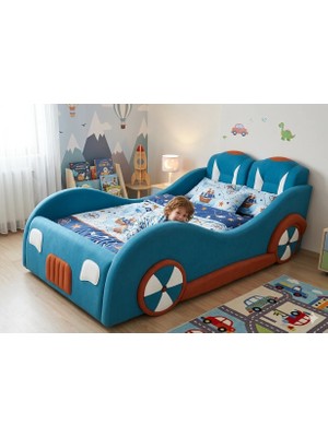 Puf Bebe Montessori 90 x 190 cm Mdf Çocuk Yatağı Yatak Dahildir