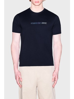 Armani Exchange Pamuklu Regular Fit Logolu Bisiklet Yaka T Shirt Erkek T Shirt XM002785 AF10358 UB101