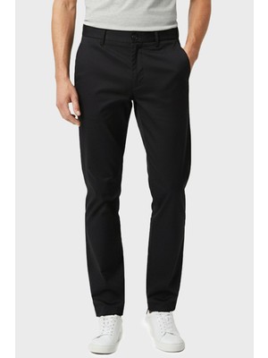 Boss Pamuklu Plise Detaylı Relaxed Fit Düz Paça Pantolon Erkek Pantolon 50546925 001