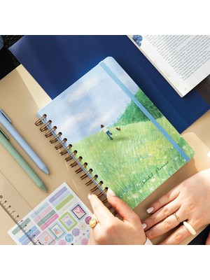 Paperora A5 Spiralli Süresiz Planlayıcı Ajanda - Manzara