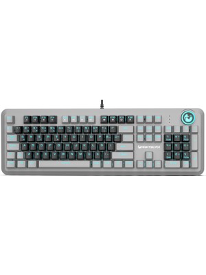 Nightsilver Astra Blue Mavi Switch Çift Renk Gaming Mekanik Oyuncu Klavyesi