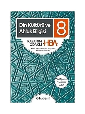 Indispensablely Tudem 8. Sınıf Din Kültürü Ahlak Bilgisi Kazanım Odaklı Hba
