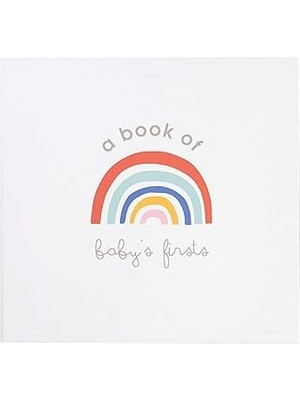 Indispensablely C.r. Gibson Rainbow "a Book Of Baby's Firsts" Baby First Year Memory Book With Ink P