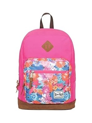 Indispensablely Coral High Pembe Desenli Okul/sırt Çantası - 14111