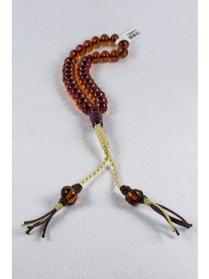 Tesbih Kardeşliği Nasır Fidan Dinlenmiş Hamur Osmanlı Benzetmesi Zar Kehribar Tesbih  TSB0651