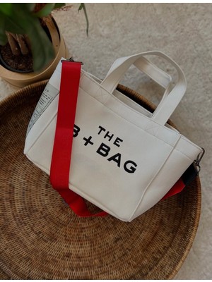 Ges Shop Kadın Krem Canvas El Omuz Çanta