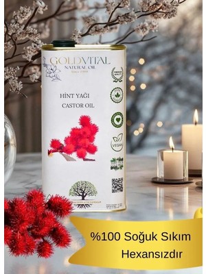 Gold Vital Hint Yağı 1 Lt - Soğuk Sıkım, Saf & Doğal Ürün