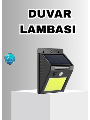 Buyx Solar Güçlü LED Dış Mekan Lambası – Güneş Enerjisiyle Şarj Olan Sensörl? - BU002T-7GEFW