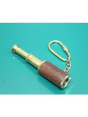 Tekinhediyelik Pirinç Dürbün Anahtarlik 3661