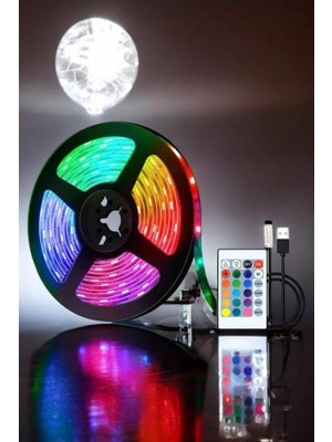 Buyx Smart Şerit LED Tv Arkası Renkli Kumandalı 10 Metre - BU002T-7GDBE3