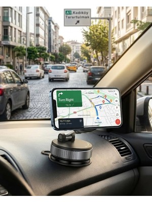 Mulvxkrg KRG02 Katlanabilir Manyetik Telefon Tutucu Araç Konsol Telefon Standı (Mulvix)