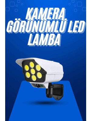 Buyx Solar Bahçe Aydınlatması Hareket Sensörlü Uzaktan Kumandalı Kamera Görünüml - BU002T-7GE6J