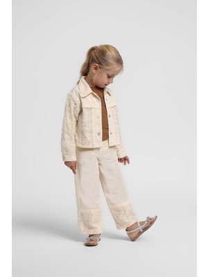 Escabel Kız Çocuk Ceket 2661 Krem