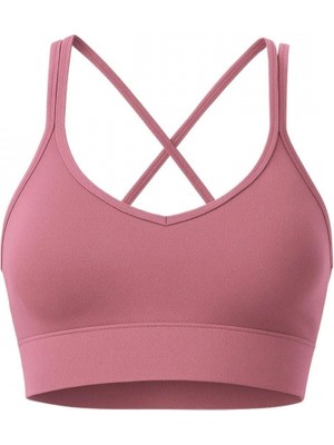 Marsilyan- Pedli Ince Askılı Sırtı Çapraz Çift Askılı Spor Crop Büstiyer – Toparlayıcı Destek