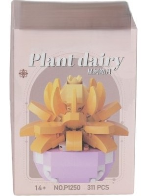 Just Cheap Store P1250 Simülasyon Çiçek Serisi 311 Parça Block Oyuncak