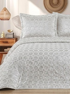 RKT Tekstil Petek Desenli Çift Kişilik Yatak Örtüsü