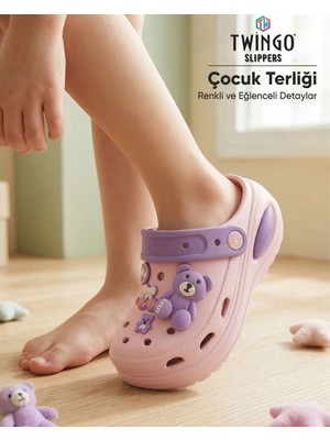 Twingo Çocuk Emojili Cross Ortopedik Günlük Terlik Unisex