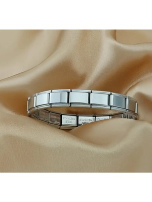 C&On Design Çelik Charm Bileklik Italyan Gümüş