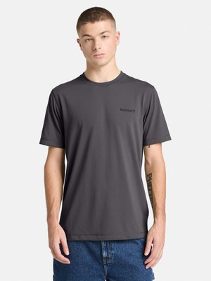 Timberland Quıck-Dry Short Sleeve Tee Erkek Gri Tshirt TB0A6EKSW081