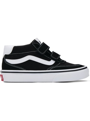 Vans Brooklyn Mid V Erkek Siyah-Beyaz Sneaker Ayakkabı VN000E9FBZW1