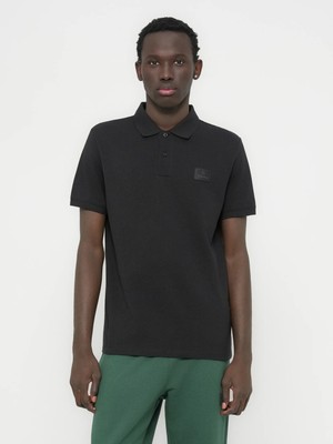 Timberland Silicon Badge Polo Erkek Siyah Tshirt TB0A6HTY0011