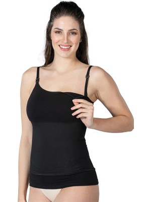 Aria's Closet Arias Closet Siyah Mı Emay 1402 Modal Cotton Emzirme Atlet Korse