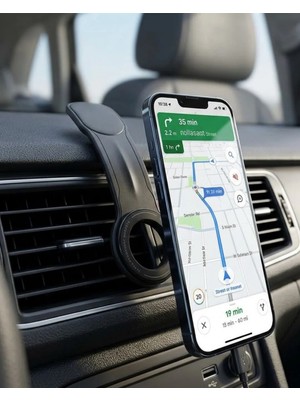 Verto Güçlü Mıknatıslı Araç Telefon Tutucu 360° Döner Dashboard Standı