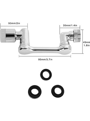 Moresun Buğz Sunup SN-20341 1080 Derece Dönebilen Musluk-Duş Başlığı ( Buğz )