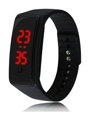 Moresun Buğz Siyah Ekranlı LED Kol Saati (Siyah)