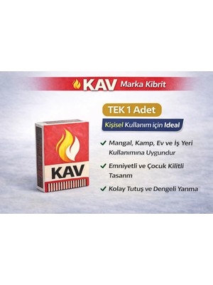 Moresun Buğz Kav Marka Kibrit Emniyetli Çocuk Kilitli 1 Adet