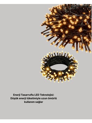 Moresun Buğz 10 Metre LED Işıklı Dekoratif Parti ve Kutlama Aydınlatması - Buğz