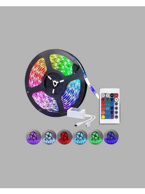 Moresun Buğz Smart Şerit LED Işık – Uzaktan Kumandalı, USB Girişli, Müzik Modlu - Buğz