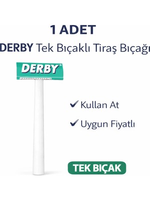 Moresun Buğz Derby Tek Bıçaklı Tıraş Bıçağı Avantajlı Paket Seçenekleri 1 Adet