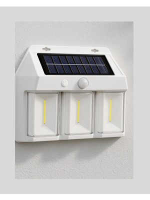 Moresun Buğz Suya Dayanıklı Solar Duvar Lambası – Akıllı Gece Sensörlü Işık - Buğz