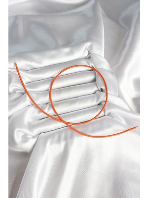 Moresun Buğz Mıknatıslı Turuncu Renk Sarmal Kadın Bileklik - Buğz