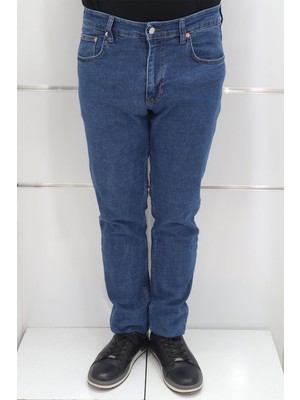 Denim Cartel Fistan Store Erkek Yüksek Bel Rahat Kesim Boru Paça Jean Pantolon