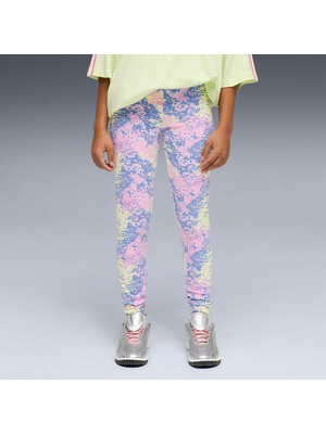 Puma Aop High Waist Kız Çocuk Tayt