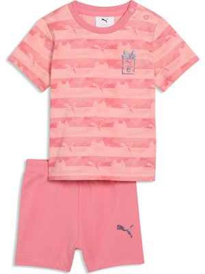 Puma Gdh Minicats Bebek Eşofman Takımı Nefes Alabilir Kumaş ile Antrenman ve Günlük Kullanım