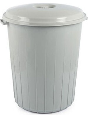 6 Adet Tuffex Kapaklı Kilitsiz Çöp Kovası 50 L