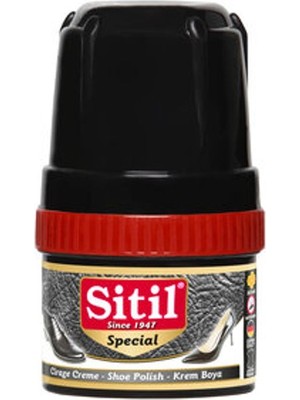 6 Adet Sitil Siyah Krem Ayakkabı Boyası 60 ml