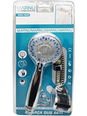 3 Adet Knitex Krom Kutulu Ambalaj Duş Seti