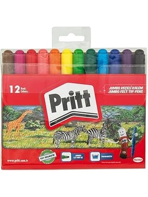 Indispensablely Pritt 12'li Yuvarlak Keçeli Kalem