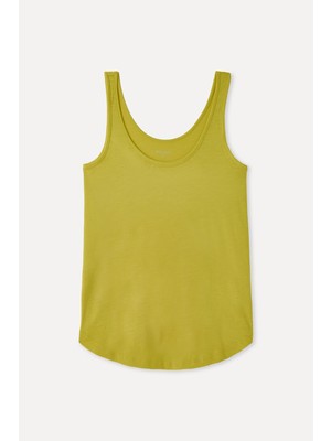 Fıtted U Yaka Atlet