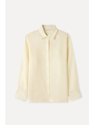 MUDO Uzun Kollu Keten Gömlek